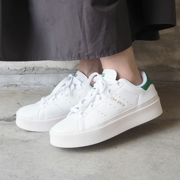 adidas Shoes - Adidas Originals Stan Smith Bonega Women's Athletic Sneaker platform womens sz